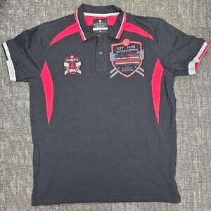 Black and Red Polo Shirt